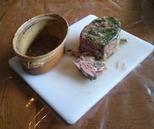 jambon persille à l'ail des ours fait maison