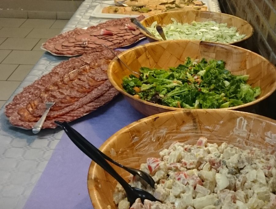 buffet traiteur, viande, poisson