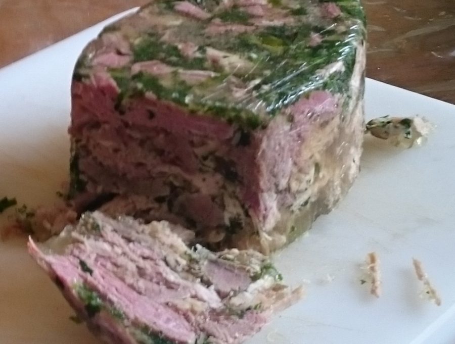 jambon persille de bourgogne fait maison ail des ours