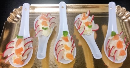 traiteur saumon fumé recette au panais